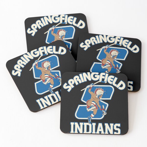 Item preview, Vintage Springfield Indians Retro Hockey Logo designed and sold by ChemiCrocheting.