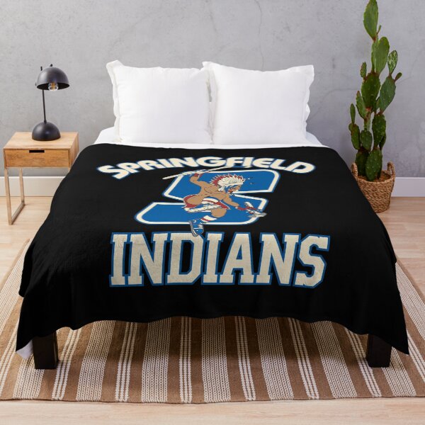 Item preview, Vintage Springfield Indians Retro Hockey Logo designed and sold by ChemiCrocheting.