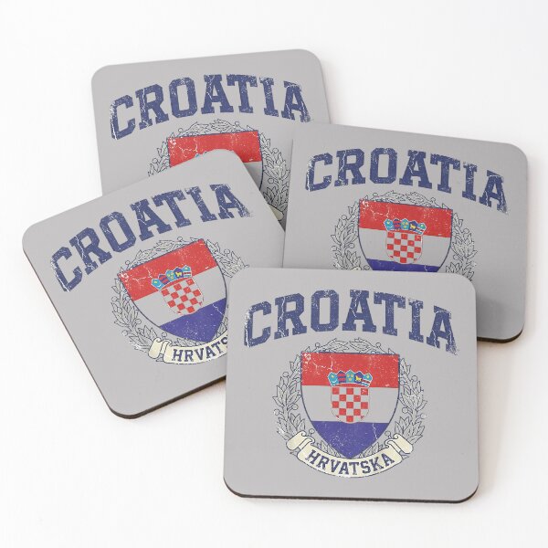 Item preview, Croatia Hrvatska Flag Zagreb Croatian Jersey Retro_2 designed and sold by GreggRoss.