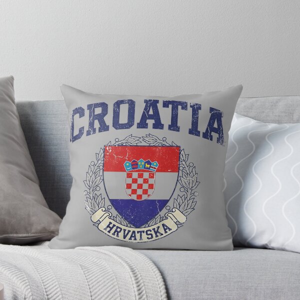 Item preview, Croatia Hrvatska Flag Zagreb Croatian Jersey Retro_2 designed and sold by GreggRoss.