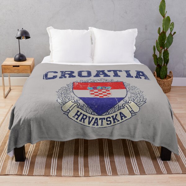 Item preview, Croatia Hrvatska Flag Zagreb Croatian Jersey Retro_2 designed and sold by GreggRoss.