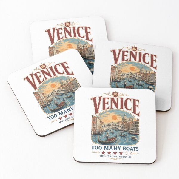Item preview, Venice Too Many Boats Funny Travel Design – Roads Could Use Improvement designed and sold by HROC.