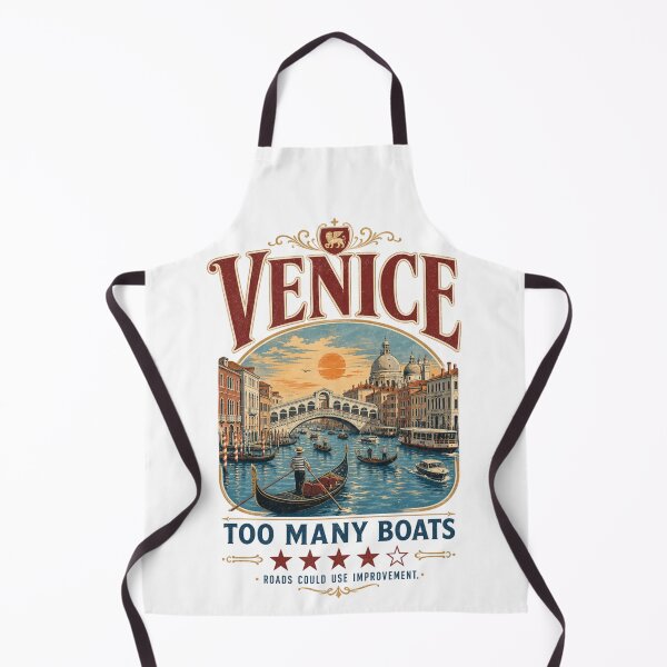 Item preview, Venice Too Many Boats Funny Travel Design – Roads Could Use Improvement designed and sold by HROC.