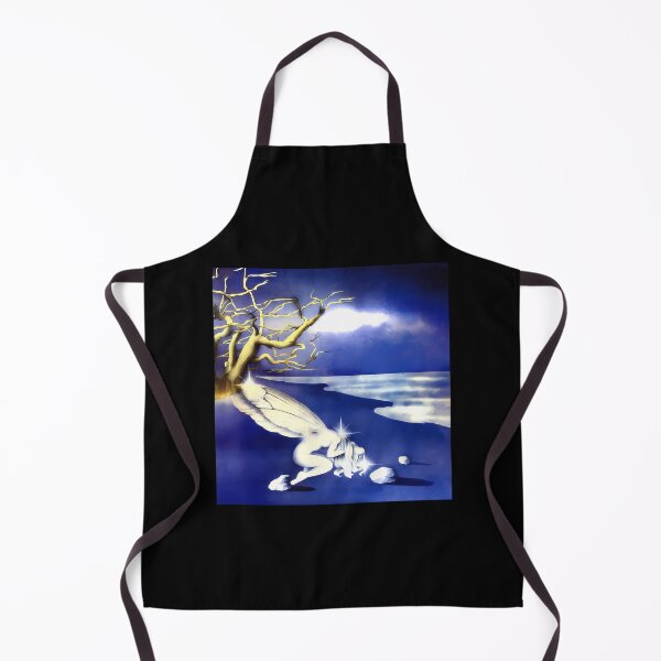 Item preview, Luminous Winged Fairy Kneeling By Tree Under Moonlit Sky designed and sold by masphie.