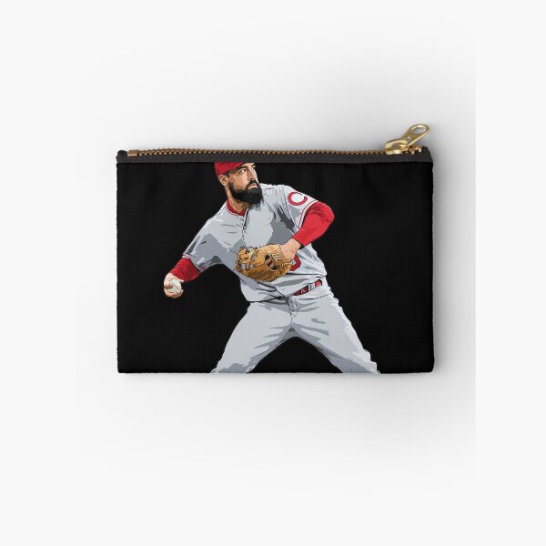 Item preview, Professional Baseball Pitcher Red Motion Art designed and sold by ChemiCrocheting.