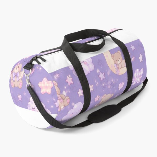 Item preview, Space Teddy Bear Pastel Lavender Kawaii Seamless Pattern designed and sold by Moonlight Studio.