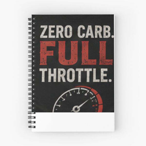 Item preview, ZERO CARB FULL THROTTLE designed and sold by CarnivoreGifts.