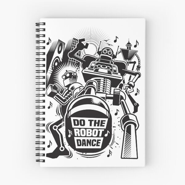 Item preview, Do The Robot Dance - Illustration of Dancing Robots  designed and sold by Vector-Artist.