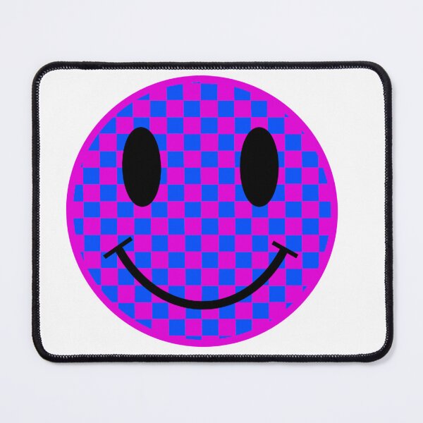 Item preview, Pink and Blue Smiley designed and sold by Medusa's Revenge Art.