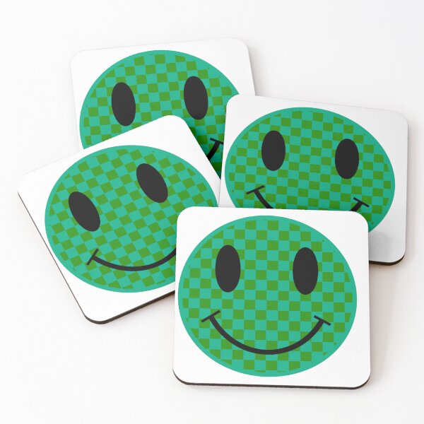Item preview, Green and Teal Smiley designed and sold by Medusa's Revenge Art.