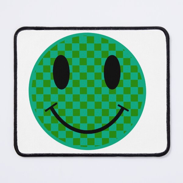 Item preview, Green and Teal Smiley designed and sold by Medusa's Revenge Art.