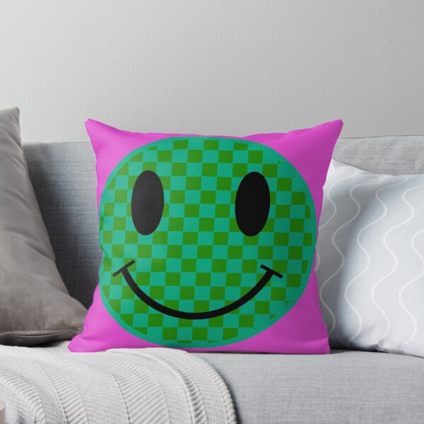 Item preview, Green and Teal Smiley designed and sold by Medusa's Revenge Art.