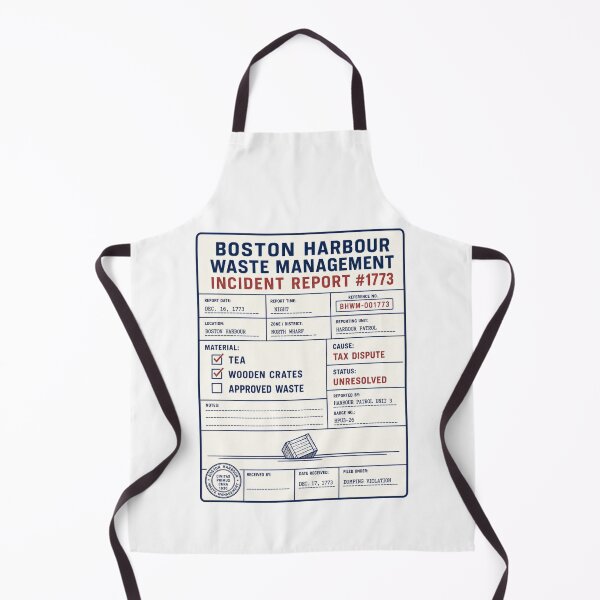 Item preview, Boston Harbour Waste Management Incident Report #1773 – Tea Party Funny History designed and sold by HROC.