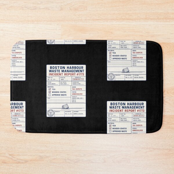 Item preview, Boston Harbour Waste Management Incident Report #1773 – Tea Party Funny History designed and sold by HROC.
