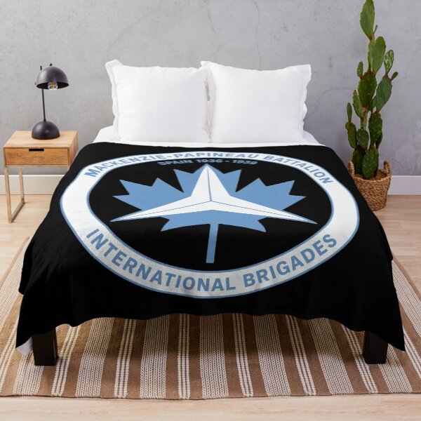 Item preview, Mackenzie Papineau Battalion International Brigades Antifascist Emblem Print designed and sold by PinUpPizzazz.