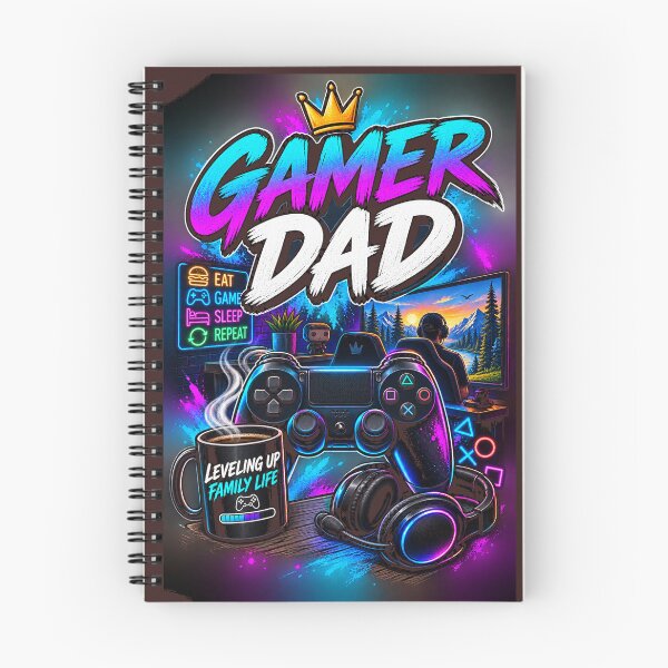 Item preview, Gamer Dad Leveling Up Family Life designed and sold by JANAWIYSTUDIO.