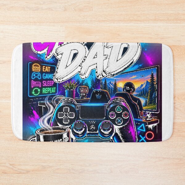 Item preview, Gamer Dad Leveling Up Family Life designed and sold by JANAWIYSTUDIO.