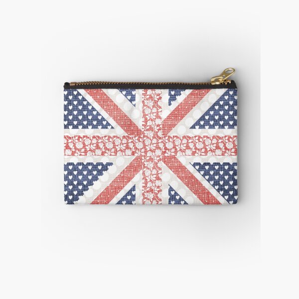 Item preview, Pink Union Jack Patchwork Girly British Flag  designed and sold by TackyTime.