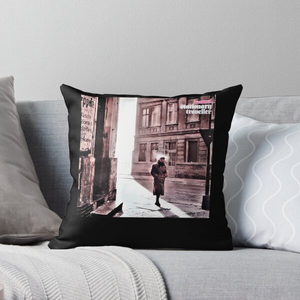 Item preview, Person In Trench Coat Walking Down Old City Street designed and sold by masphie.