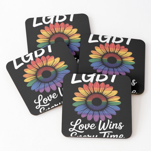 Item preview, No Gender Gay Pride Flower Rainbow Flag Proud LGBT-Q Ally designed and sold by HASLNA-KHOHA.
