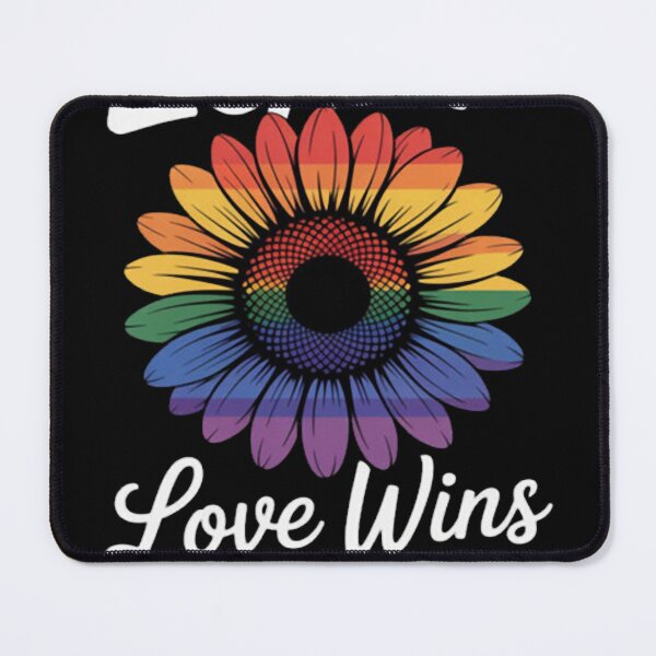 Item preview, No Gender Gay Pride Flower Rainbow Flag Proud LGBT-Q Ally designed and sold by HASLNA-KHOHA.