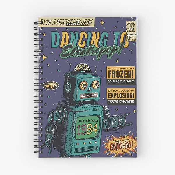 Item preview, Dancing to Electropop Robot Comic designed and sold by JuniorFranecki.