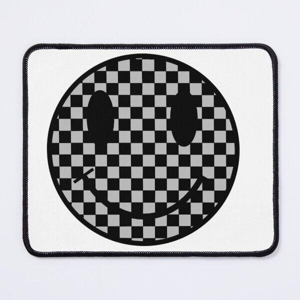 Item preview, Black and Grey Smiley designed and sold by Medusa's Revenge Art.