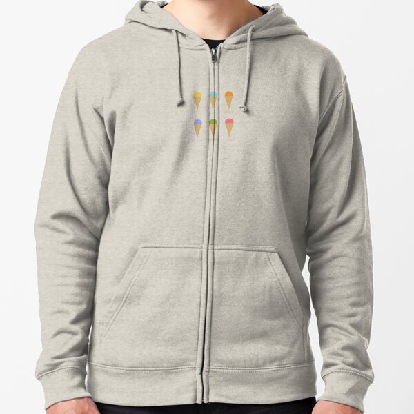 Flavors of Quarks Zipped Hoodie