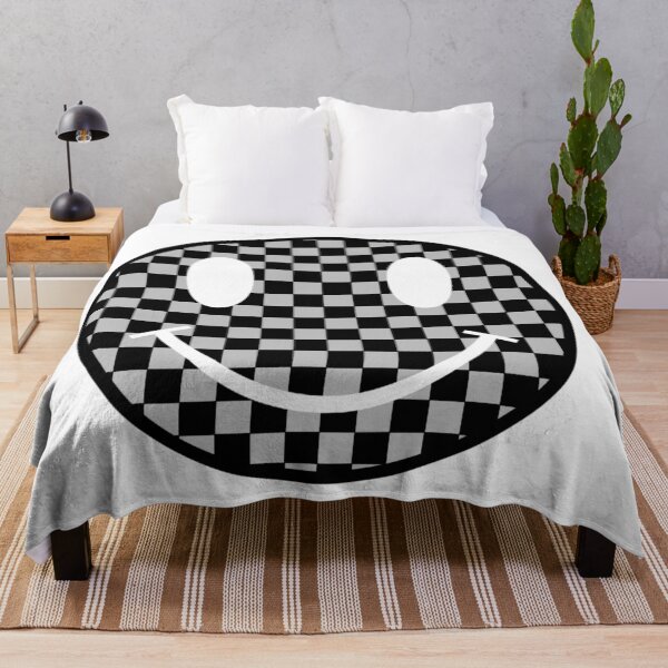 Item preview, Black and White Smiley designed and sold by Medusa's Revenge Art.