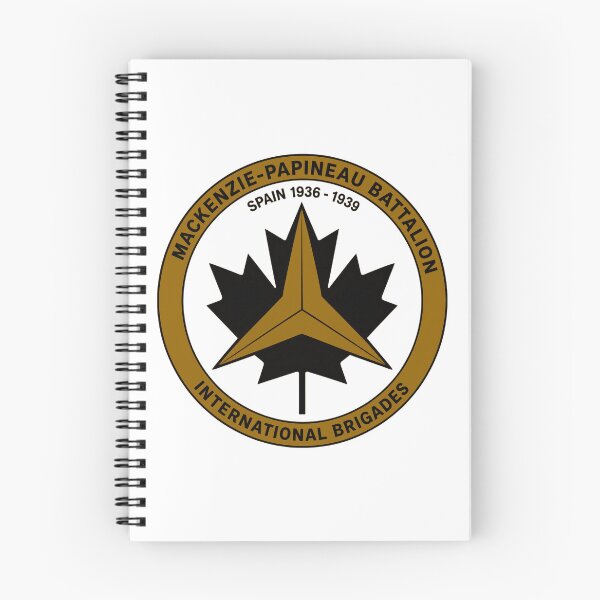 Item preview, Mackenzie Papineau Battalion International Brigades Antifascist Emblem Print designed and sold by PinUpPizzazz.
