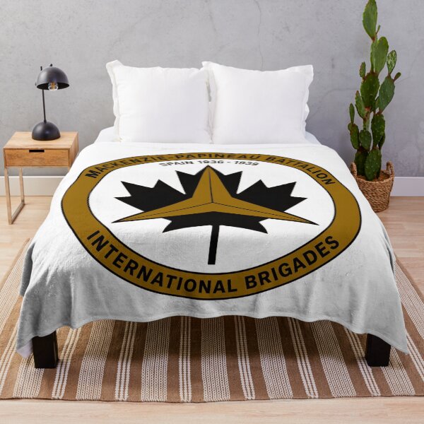 Item preview, Mackenzie Papineau Battalion International Brigades Antifascist Emblem Print designed and sold by PinUpPizzazz.