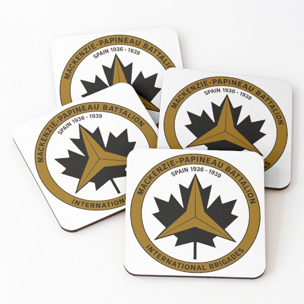 Item preview, Mackenzie Papineau Battalion International Brigades Antifascist Emblem Print designed and sold by PinUpPizzazz.
