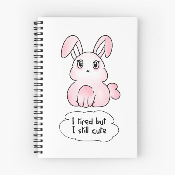 Item preview, Cute but tired bunny designed and sold by xiaotingfae.