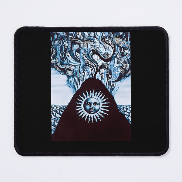 Item preview, Surreal Sun Face On Mountain Peak With Wavy Clouds designed and sold by Pearto.