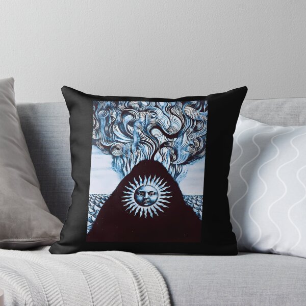 Item preview, Surreal Sun Face On Mountain Peak With Wavy Clouds designed and sold by Pearto.