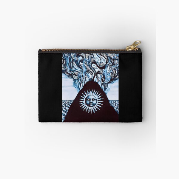 Item preview, Surreal Sun Face On Mountain Peak With Wavy Clouds designed and sold by Pearto.