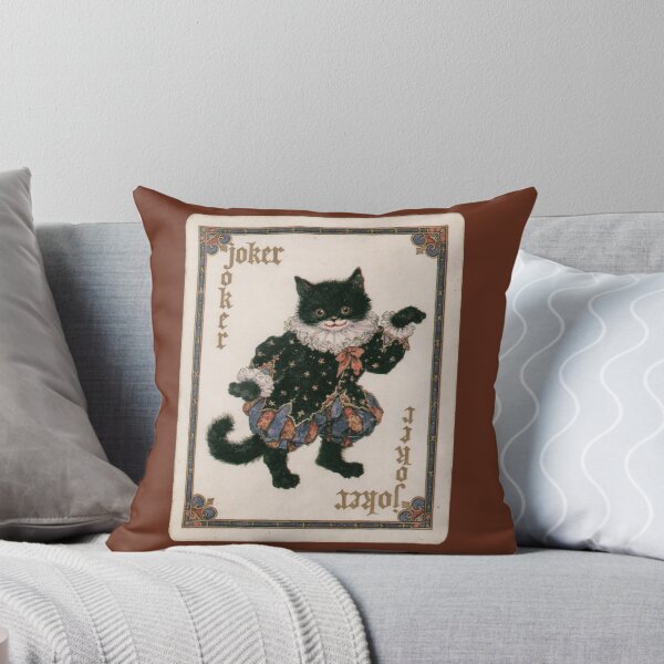 Item preview, Joker Cat – Vintage Playing Card designed and sold by AL Gothic Whimsy.