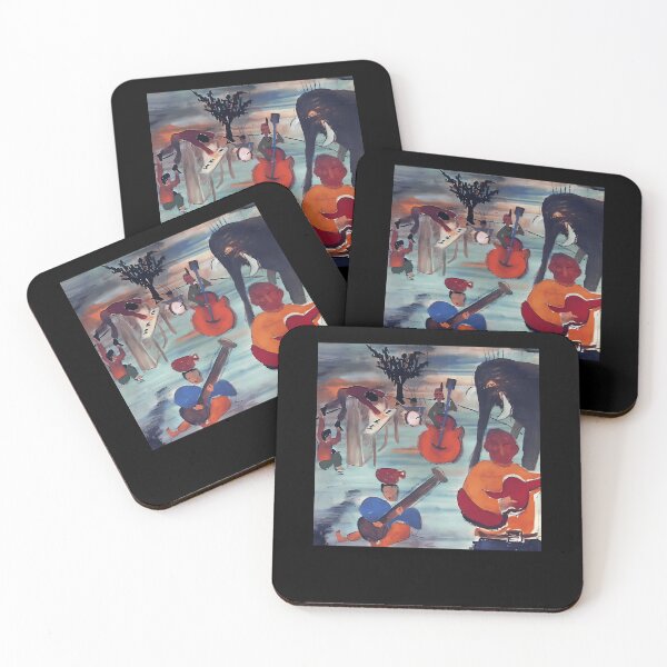 Item preview, Surreal Expressionist Painting Of Musicians And Elephant designed and sold by Pearto.
