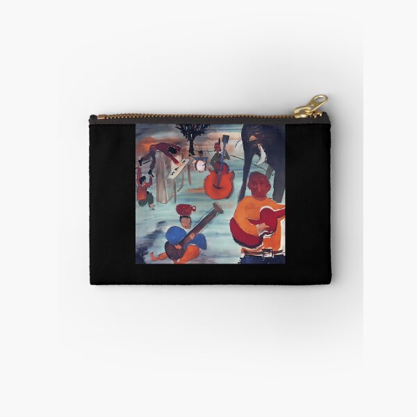 Item preview, Surreal Expressionist Painting Of Musicians And Elephant designed and sold by Pearto.