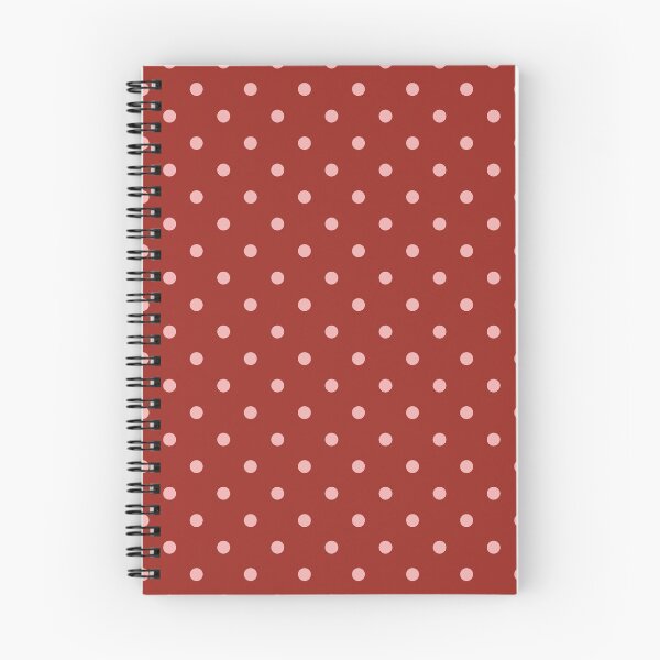 Item preview, Rust Red and Soft Pink Polka Dots | Retro Pink Dots on Terracotta Pattern | Vintage Autumn Red and Pink Dots Pattern | Retro Cherry Cola and Pink Lemonade Polka Dot Seamless Pattern designed and sold by VivaFy.