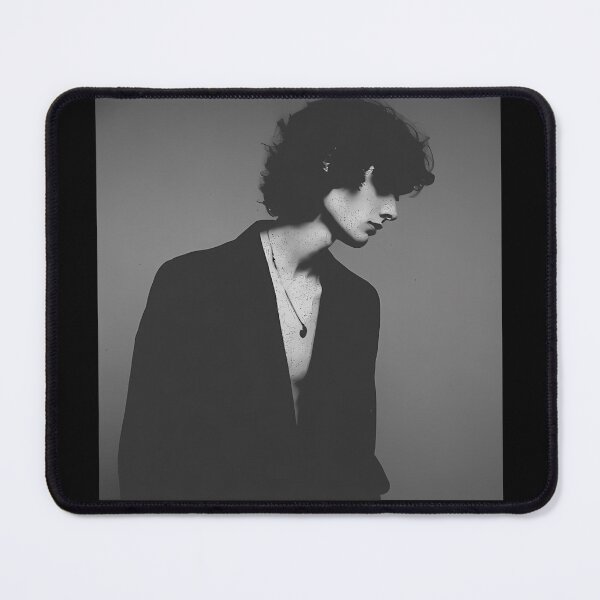 Item preview, Monochrome Profile Portrait Of Young Man In Dark Blazer designed and sold by Pearto.
