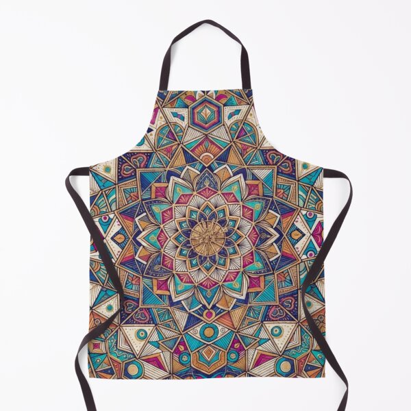 Item preview, Colorful Intricate Geometric Mandala Pattern Art designed and sold by ArtivoNest.
