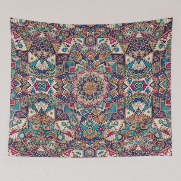 Item preview,  Colorful Intricate Geometric Mandala Pattern Art designed and sold by ArtivoNest.