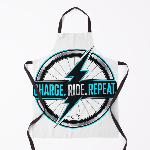 Item preview, Charge Ride Repeat Electric Bike Lifestyle Shirt designed and sold by OMNITeeSigns.