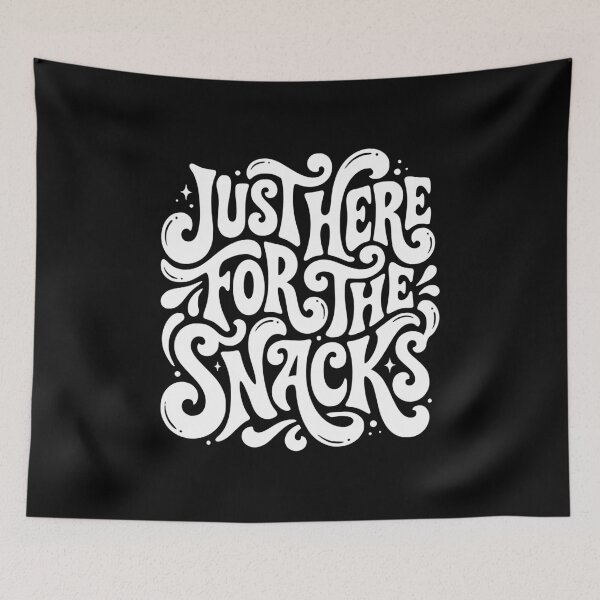 Item preview, Hiking Humor Just Here For Snacks Art AUG-314 designed and sold by noberic.