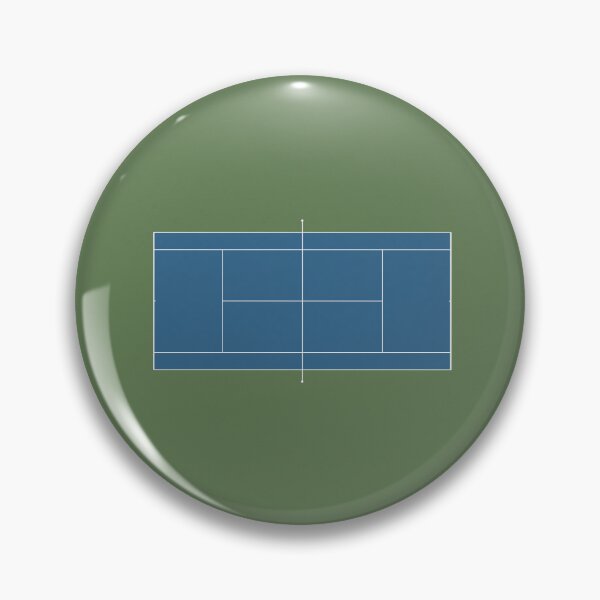 Item preview, New York Tennis Court Blue Hard Court Art designed and sold by plentifly.