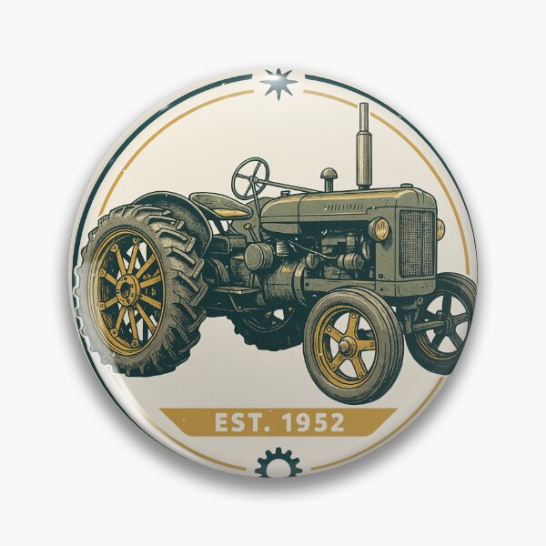 Item preview, Old Tractor Club Vintage Antique Farm Machinery Retro Design designed and sold by Mahilis.