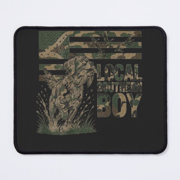 Item preview, (On Back) Funny Boy Local Camo Duck Hunting Camouflage USA Flag designed and sold by kotastiart.