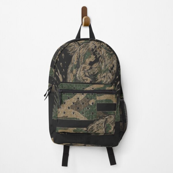 Item preview, (On Back) Funny Boy Local Camo Duck Hunting Camouflage USA Flag designed and sold by kotastiart.