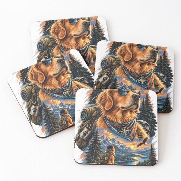 Item preview, Golden Retriever Mountain Adventure designed and sold by youssef21.